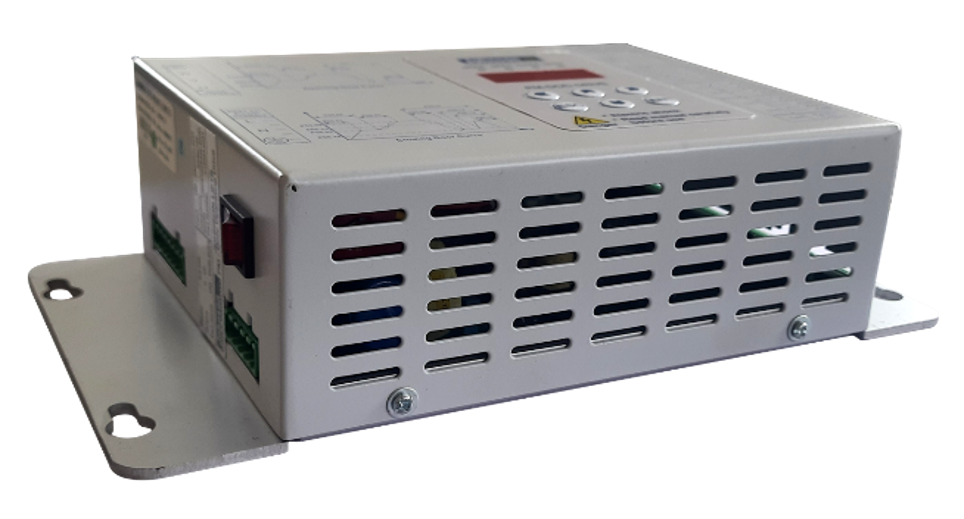 Automatic door operator drive controller for elevator and sliding doors (PMSM, encoder vector control)